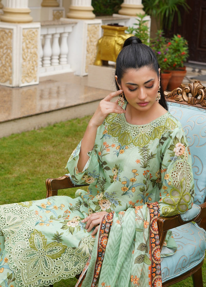 Rang E Gulposh Pret Embroidered Lawn 3 Piece Suit RNG-1211