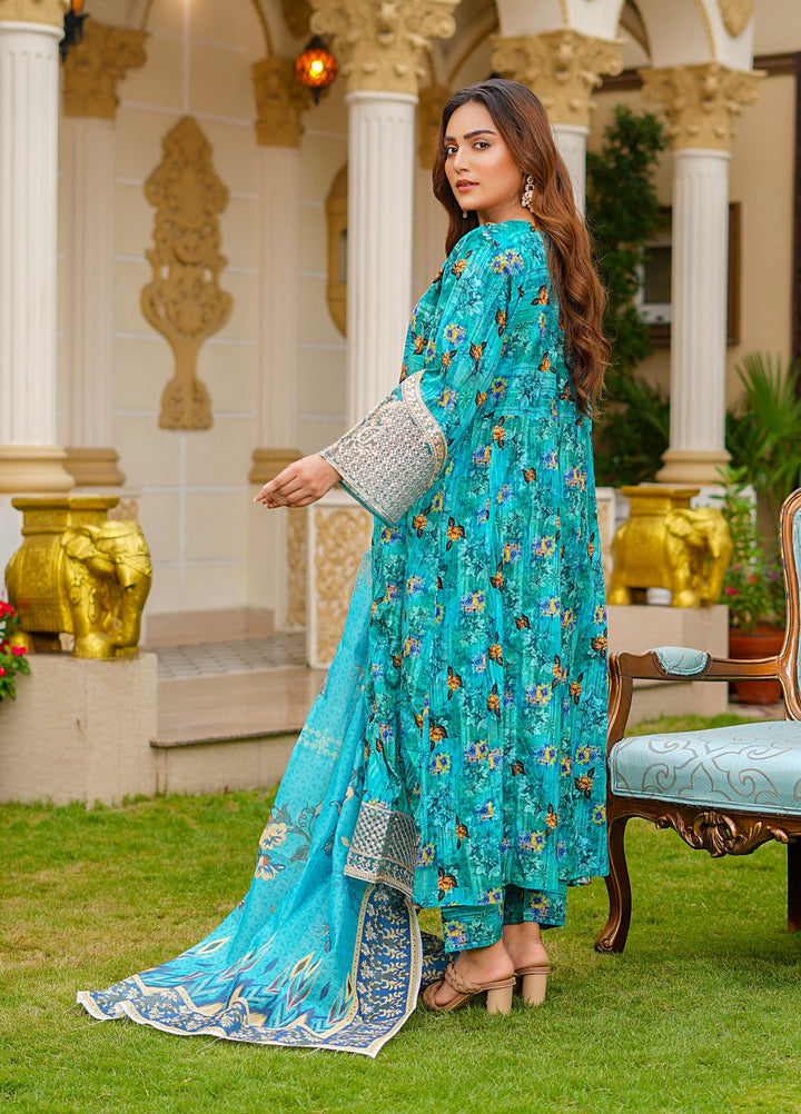 Rang E Gulposh Pret Embroidered Lawn 3 Piece Suit RNG-1212