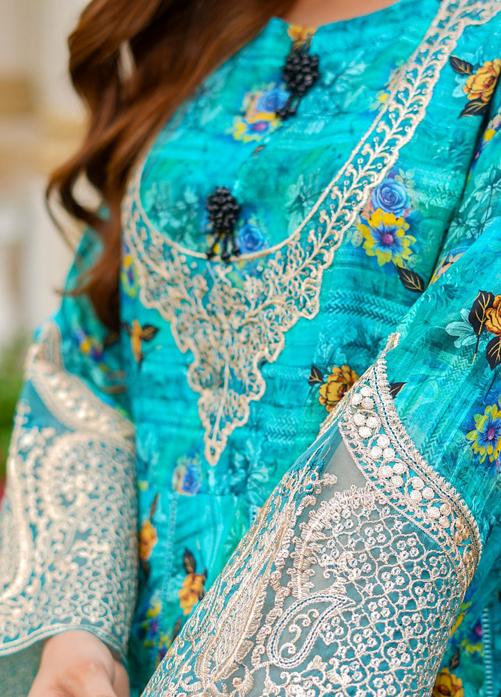 Rang E Gulposh Pret Embroidered Lawn 3 Piece Suit RNG-1212