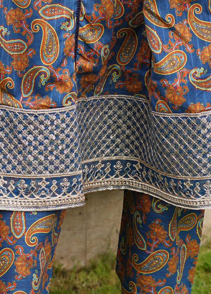 Rang E Gulposh Pret Embroidered Lawn 3 Piece Suit RNG-1214