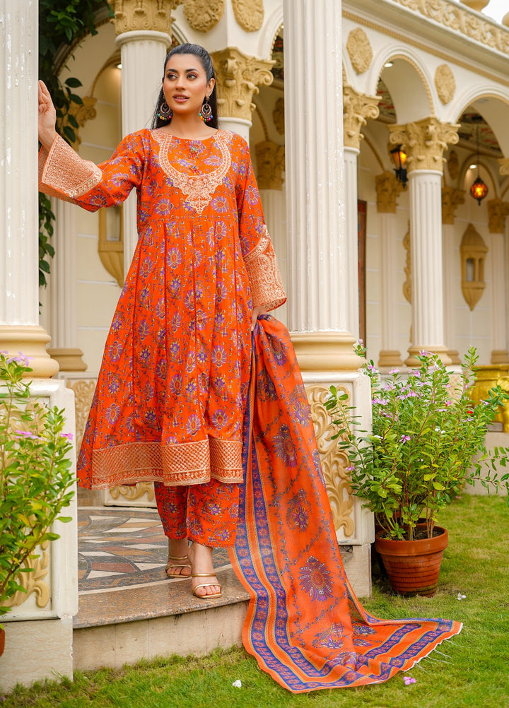 Rang E Gulposh Pret Printed Lawn 3 Piece Suit RNG-1215