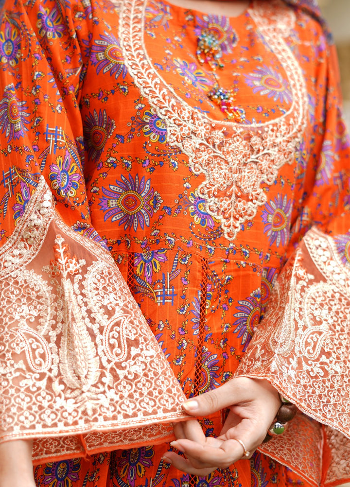 Rang E Gulposh Pret Printed Lawn 3 Piece Suit RNG-1215