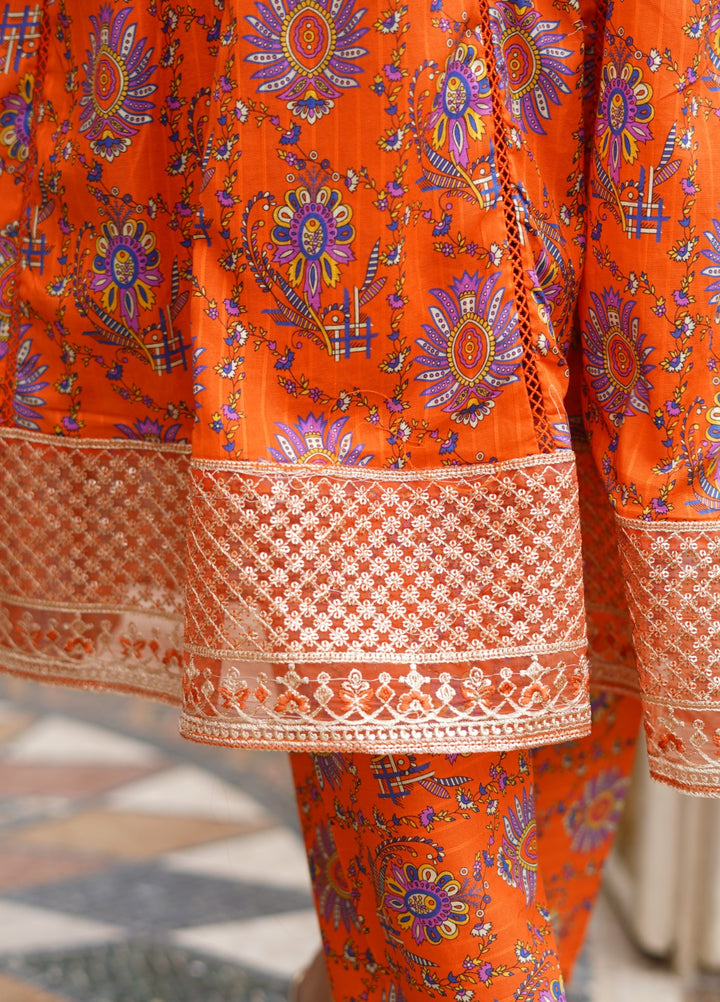 Rang E Gulposh Pret Printed Lawn 3 Piece Suit RNG-1215