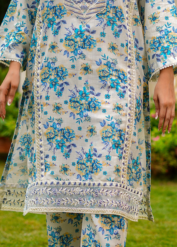 Rang E Gulposh Pret Embroidered Lawn 3 Piece Suit RNG-1218