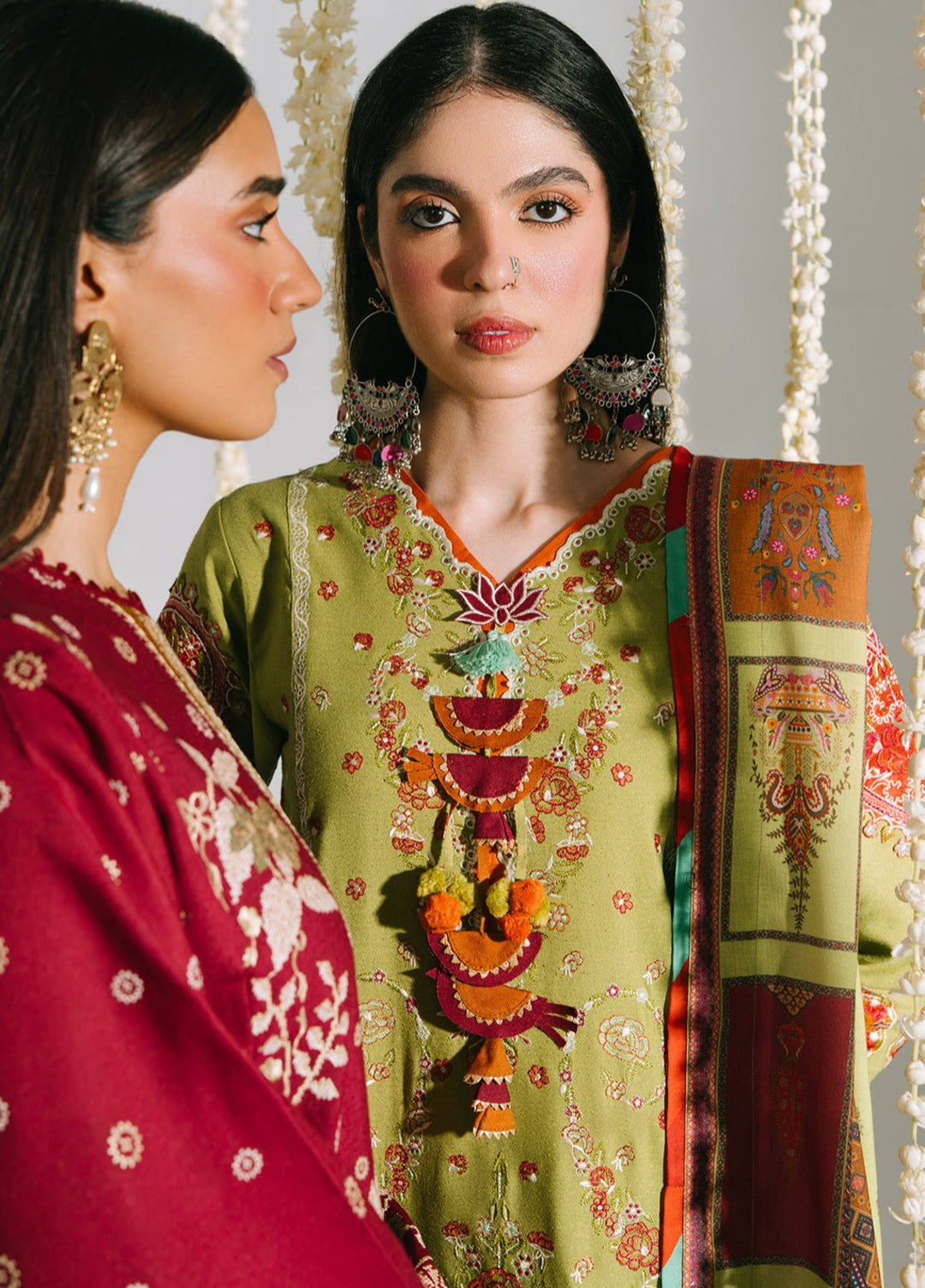 Jeevan by Fiona Embroidered Suits Unstitched 3 Piece FA25JK Nargis - Winter Collection