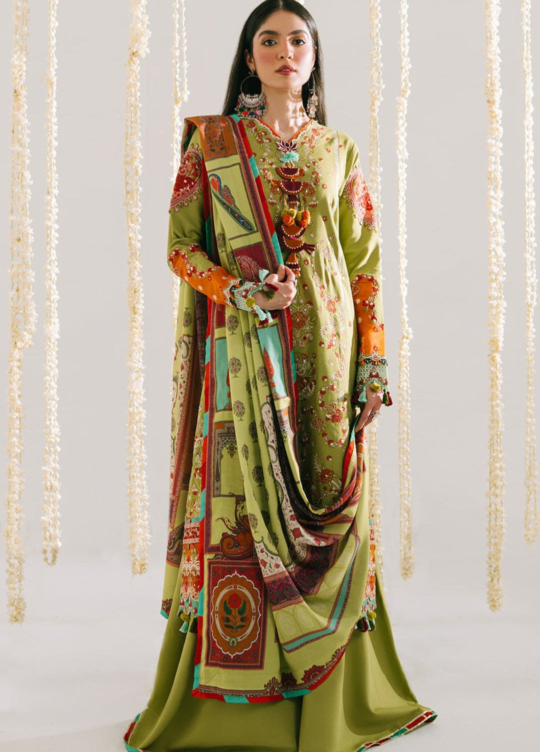 Jeevan by Fiona Embroidered Suits Unstitched 3 Piece FA25JK Nargis - Winter Collection