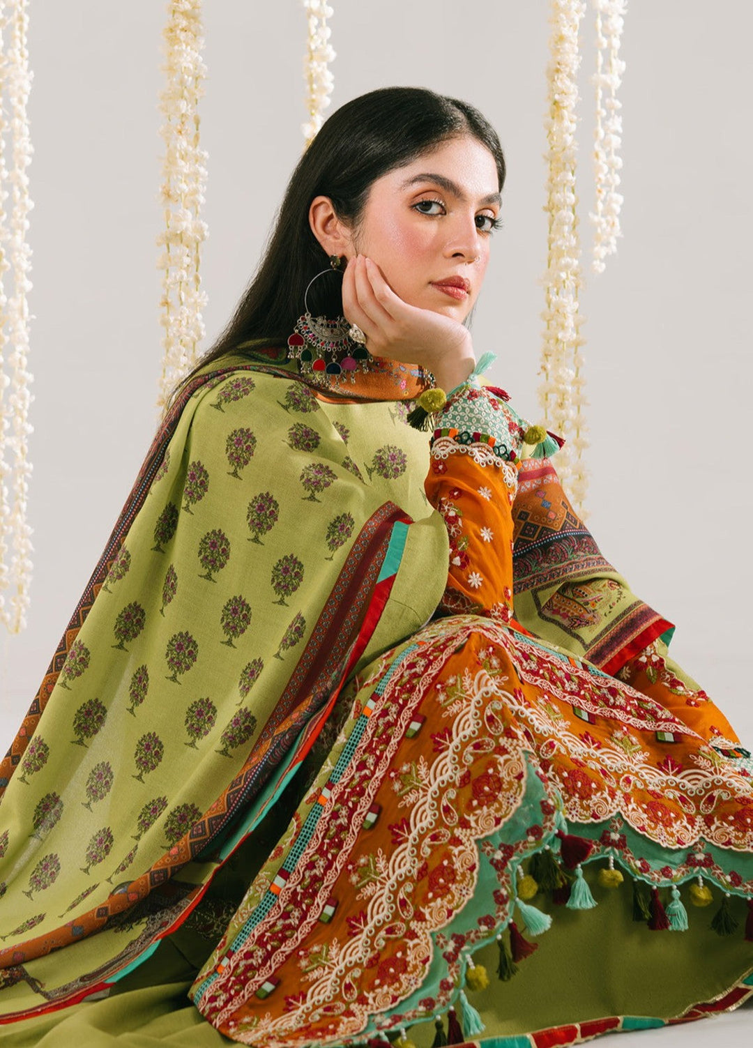 Jeevan by Fiona Embroidered Suits Unstitched 3 Piece FA25JK Nargis - Winter Collection