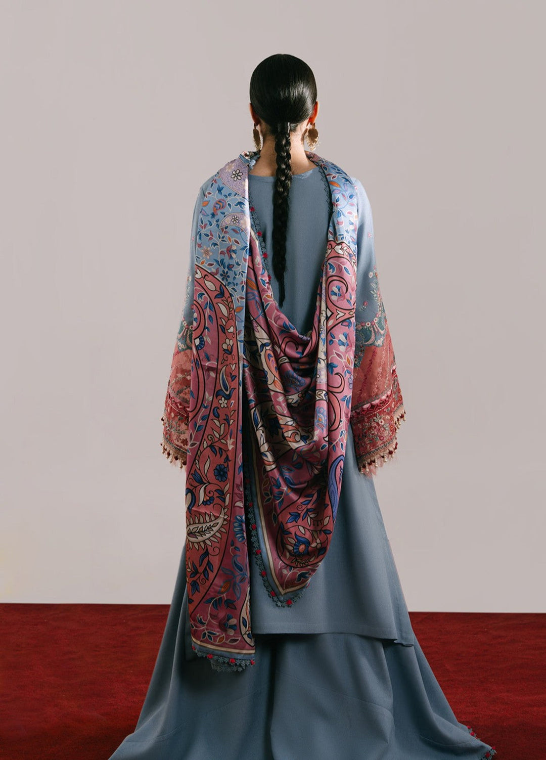 Jeevan by Fiona Embroidered Suits Unstitched 3 Piece FA25JK Neer - Winter Collection