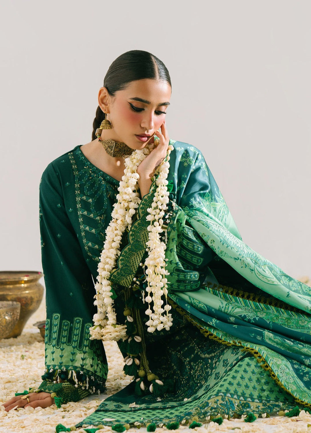 Jeevan by Fiona Embroidered Suits Unstitched 3 Piece FA25JK Zamord - Winter Collection