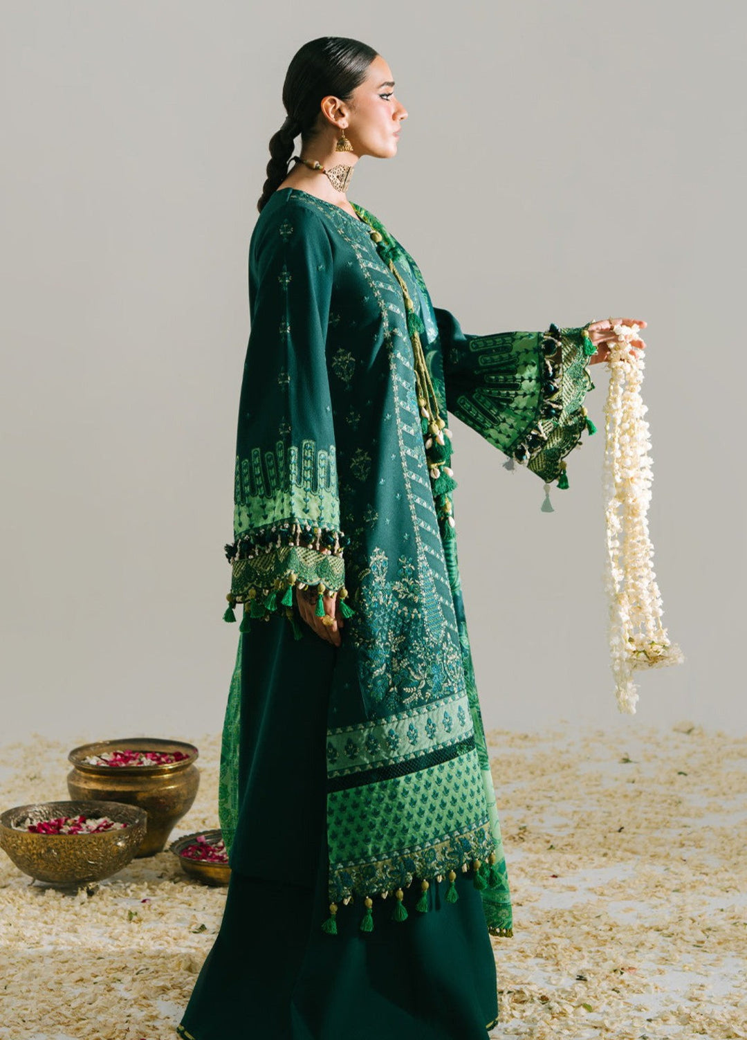 Jeevan by Fiona Embroidered Suits Unstitched 3 Piece FA25JK Zamord - Winter Collection