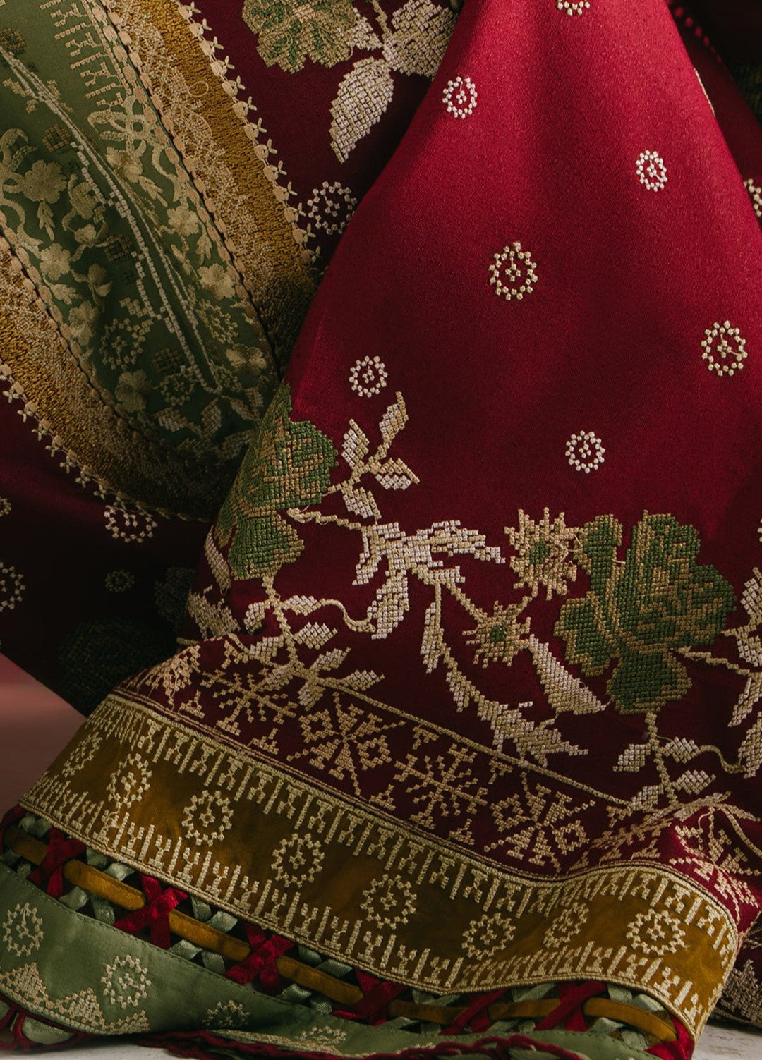 Jeevan by Fiona Embroidered Suits Unstitched 3 Piece FA25JK Lalazaar - Winter Collection