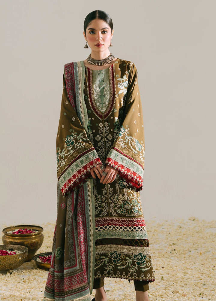 Jeevan by Fiona Embroidered Suits Unstitched 3 Piece FA25JK Hinaaz - Winter Collection