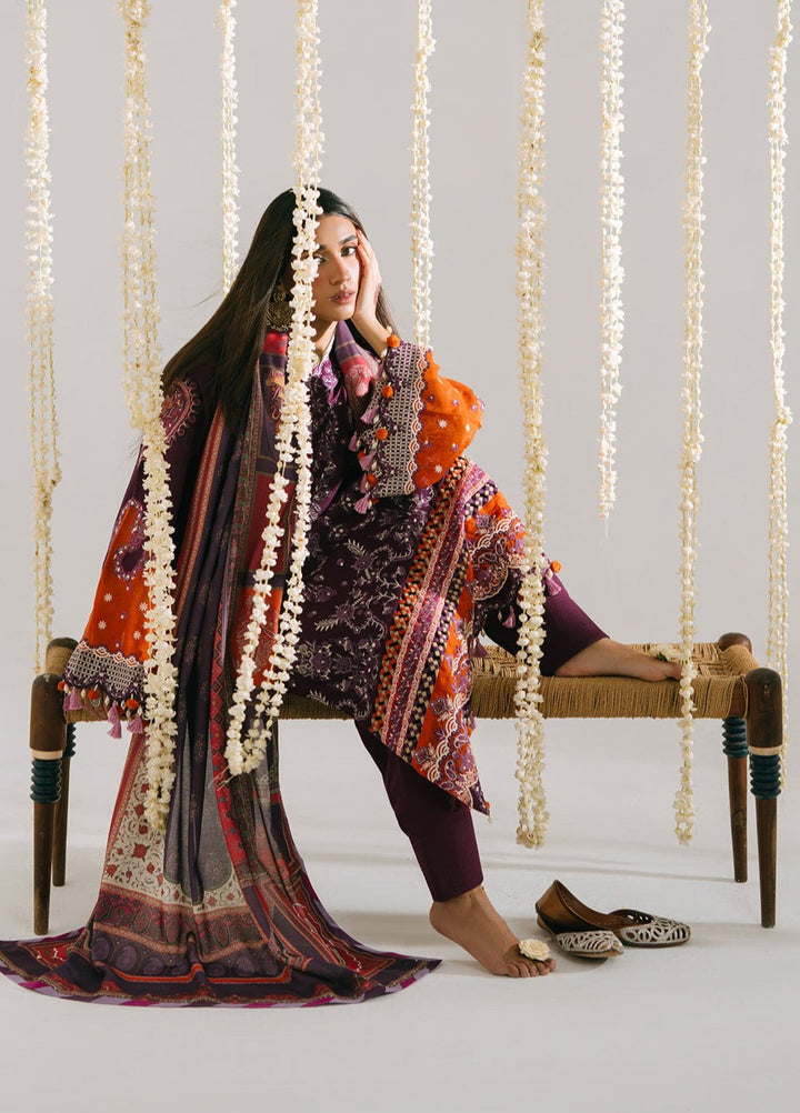 Jeevan by Fiona Embroidered Suits Unstitched 3 Piece FA25JK Gulnaar - Winter Collection