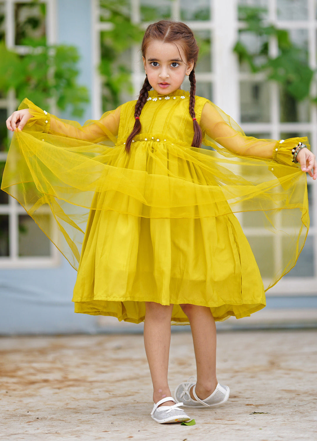 Fairy Bloom by Modest Kids Pret Festive Olive - Festive Collection