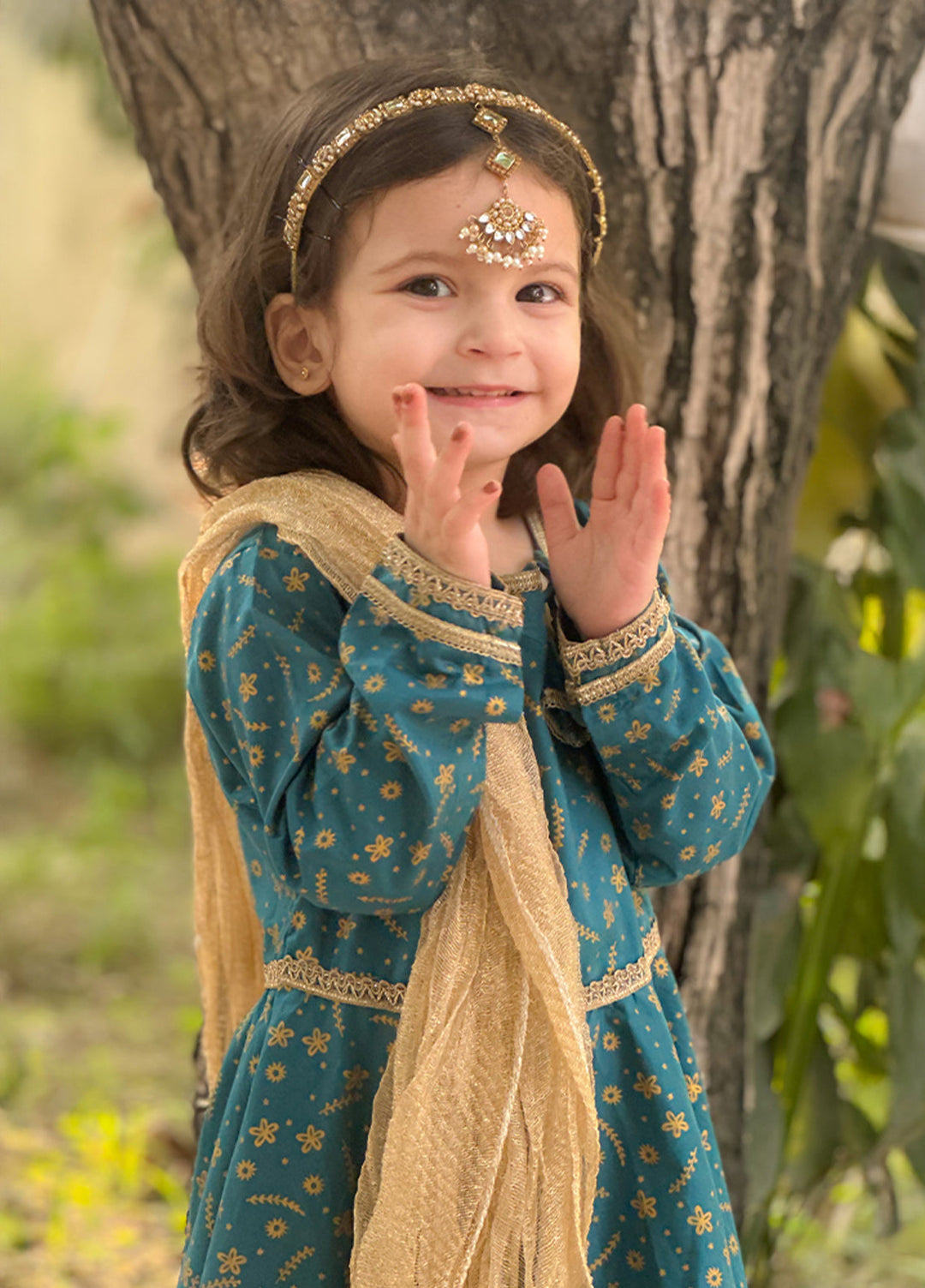 Modest Girl Pret Festive Blue Ice - Festive Collection