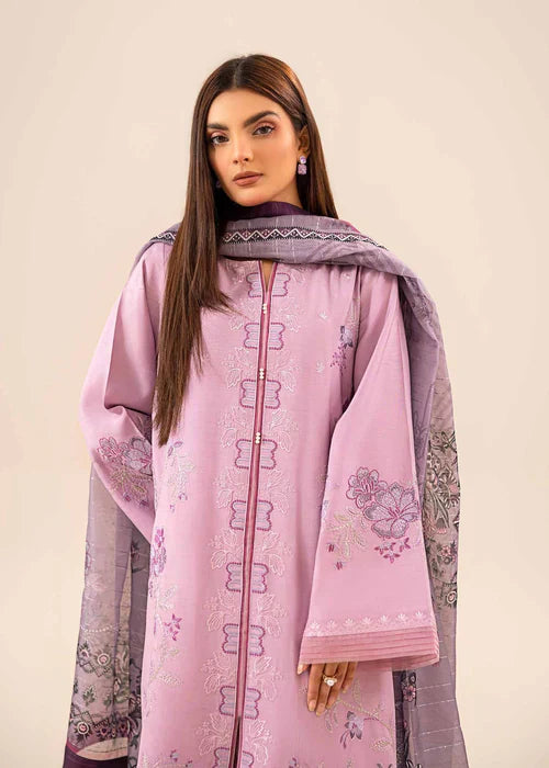 Gohor e Nayab by Ruby Suleiman Pret Lawn Suits 3 Piece Lilac Garden - Festive Collection
