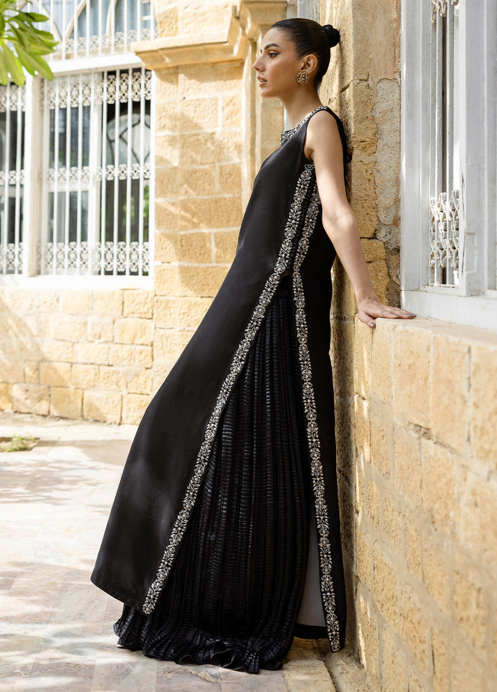 Elara by Mavie Women Pret Raw Silk Monarch - Festive Collection