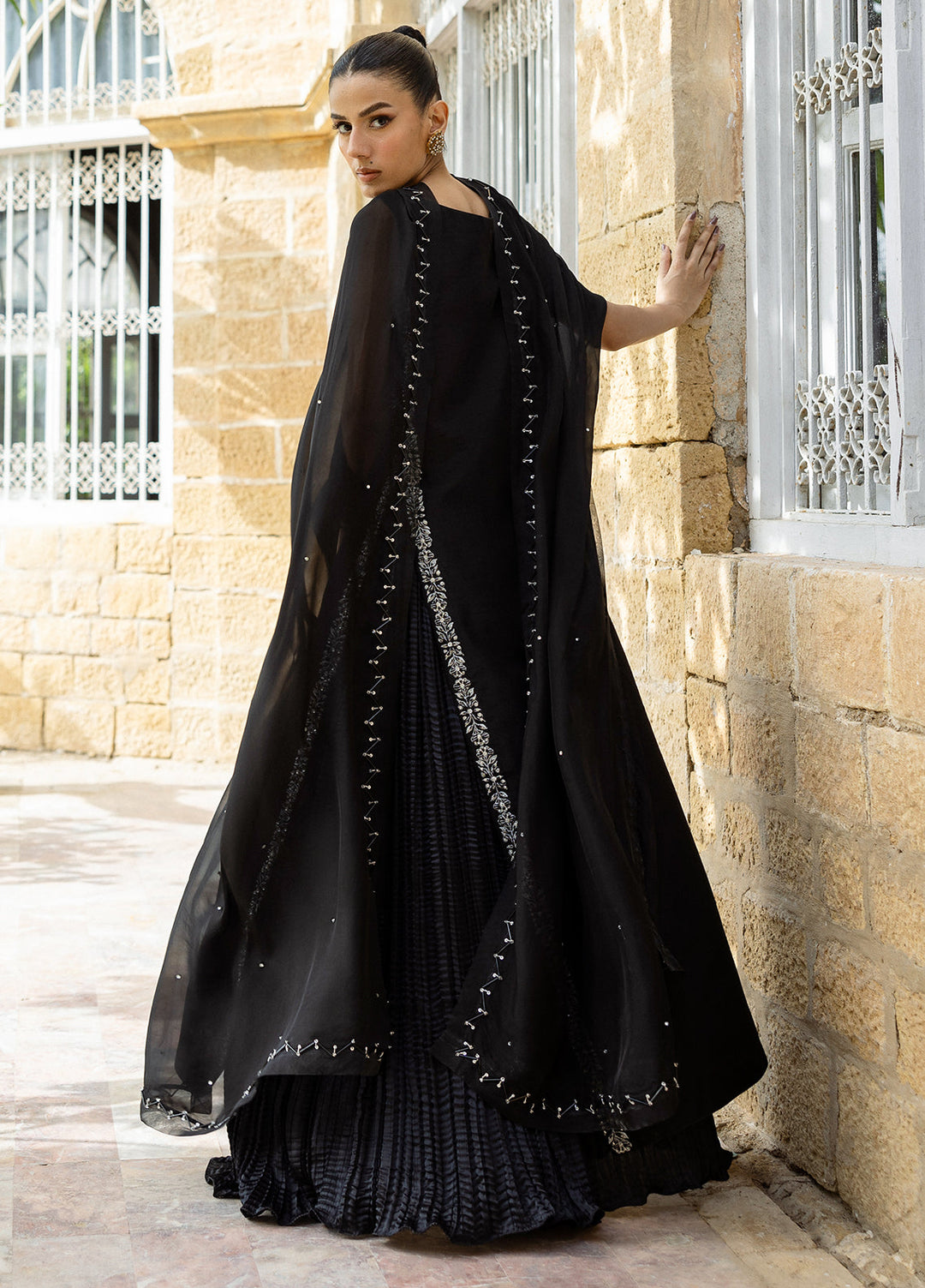 Elara by Mavie Women Pret Raw Silk Monarch - Festive Collection