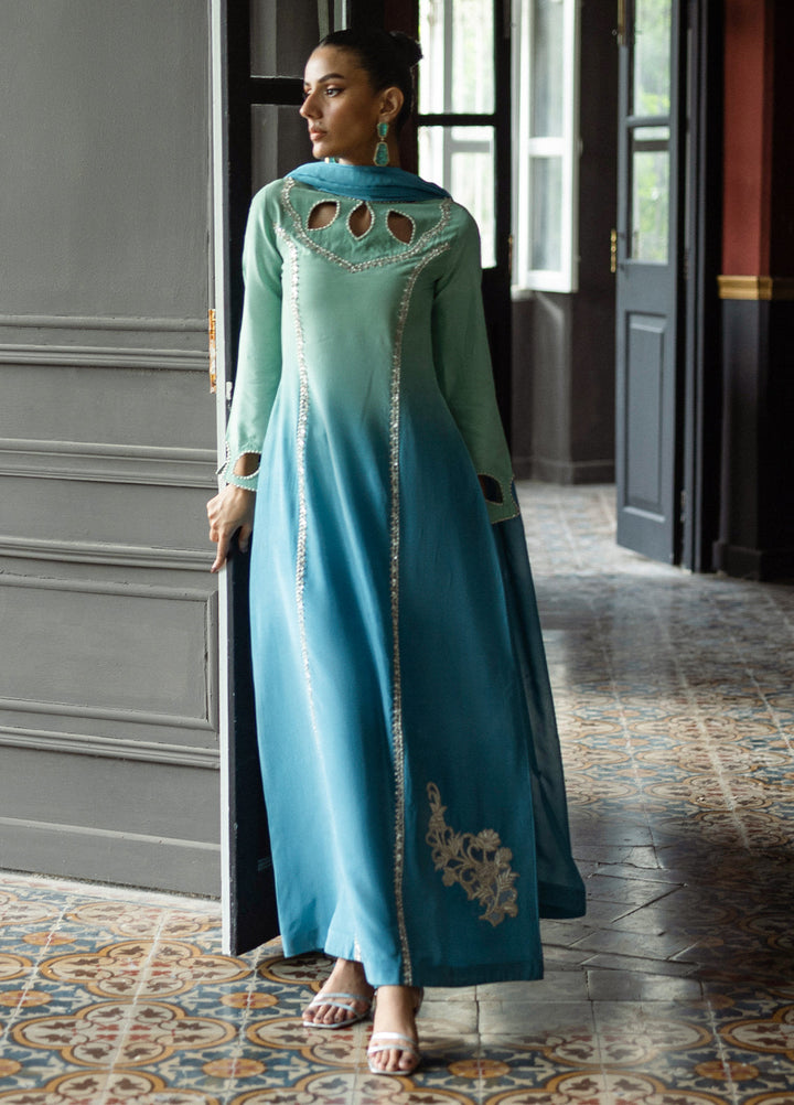 Elara by Mavie Women Pret Ombre Silk Sevaya - Festive Collection