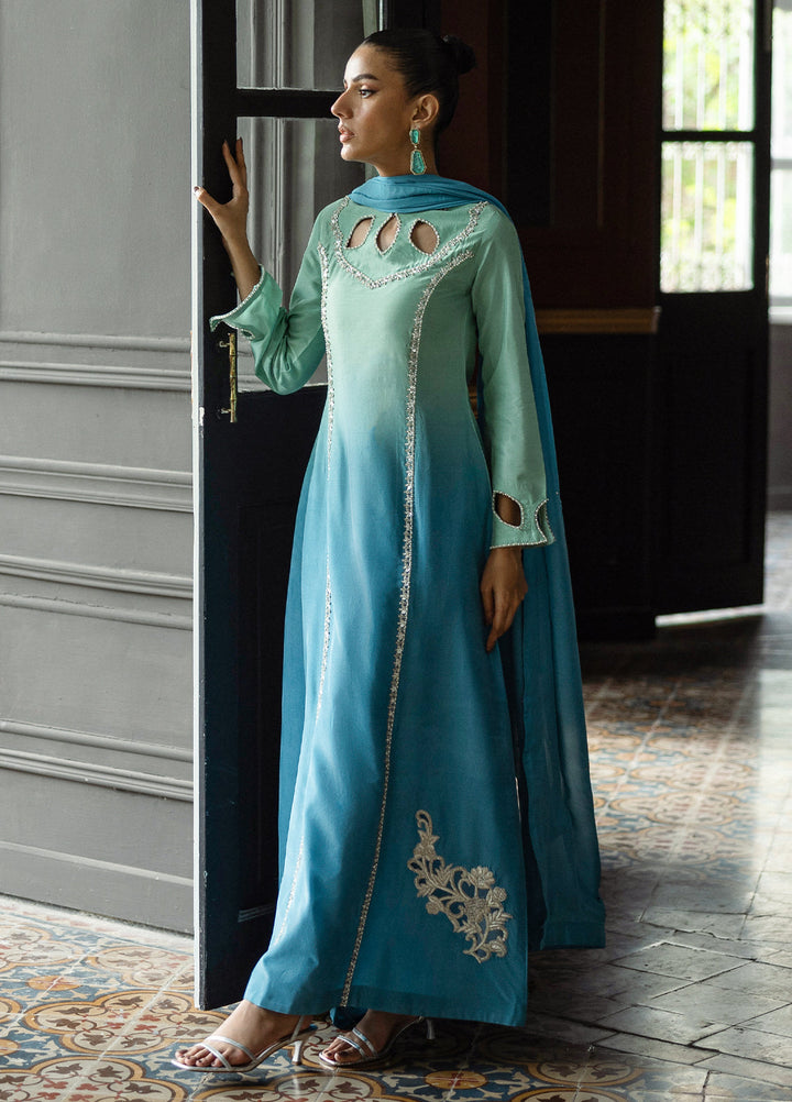 Elara by Mavie Women Pret Ombre Silk Sevaya - Festive Collection