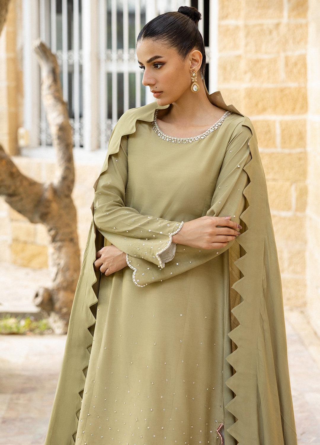 Elara by Mavie Women Pret Luxe Silk Verdelle - Festive Collection