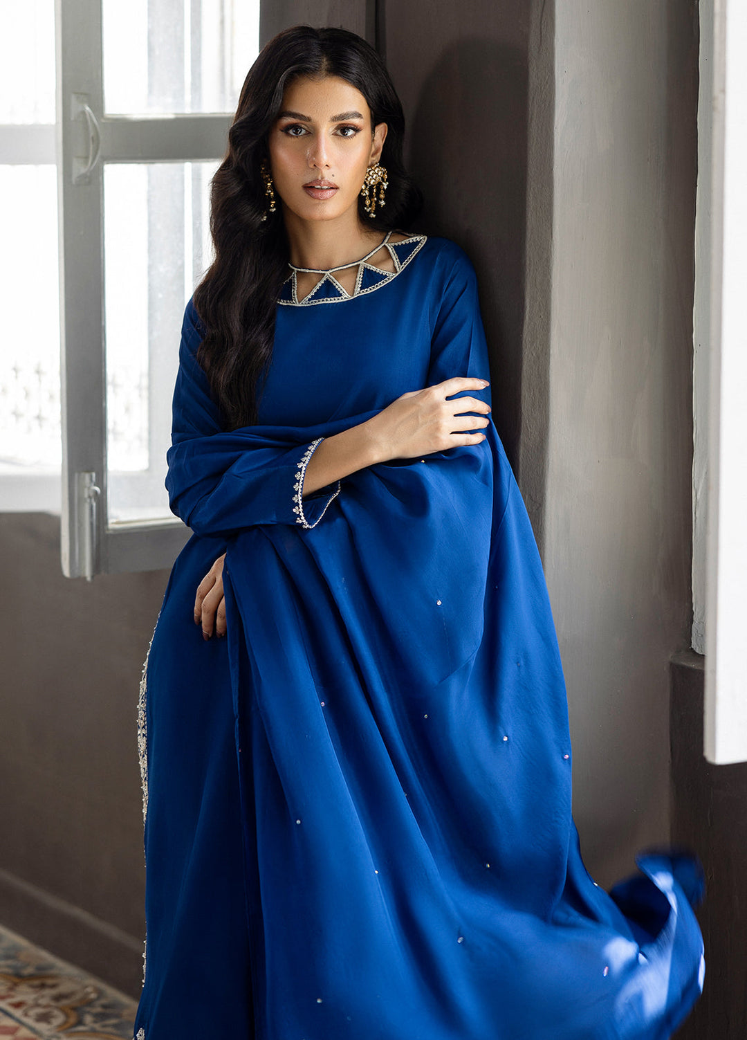 Elara by Mavie Women Pret Ramen Silk Indeva - Festive Collection