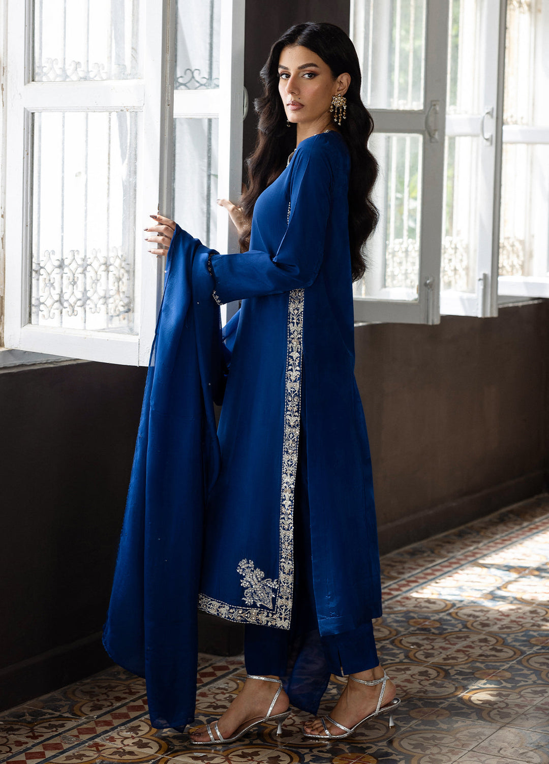 Elara by Mavie Women Pret Ramen Silk Indeva - Festive Collection