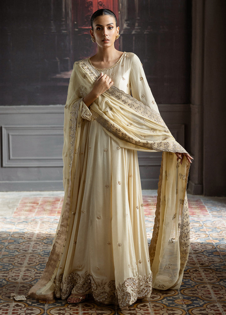 Elara by Mavie Women Pret Shamose Silk Noore - Festive Collection