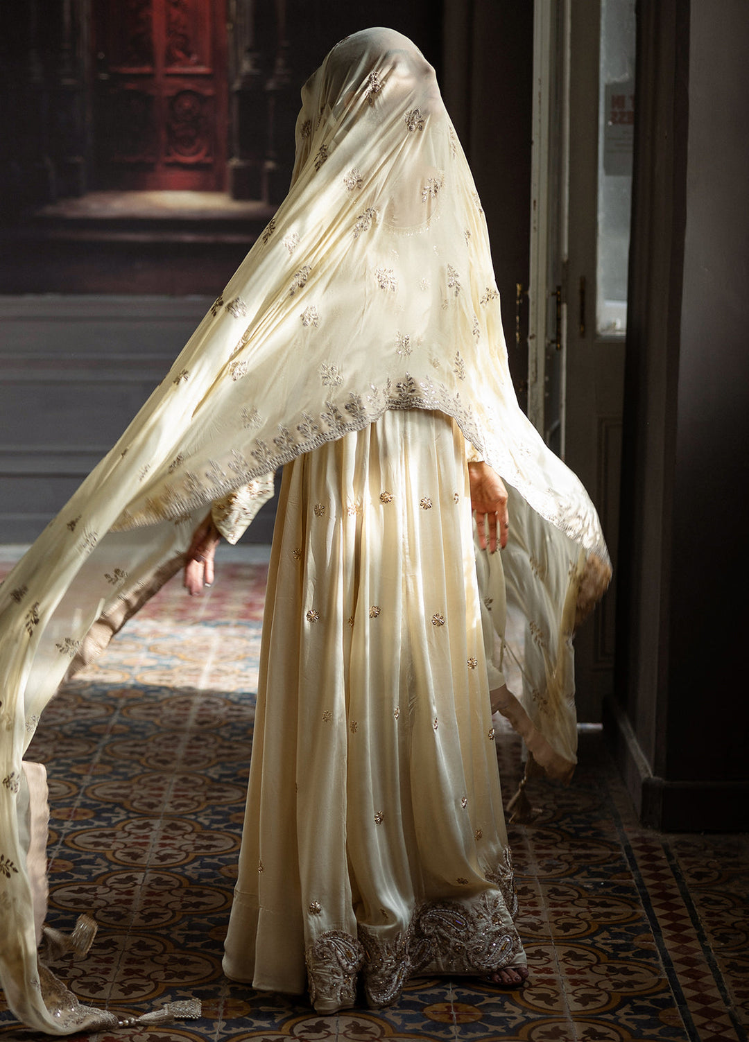 Elara by Mavie Women Pret Shamose Silk Noore - Festive Collection