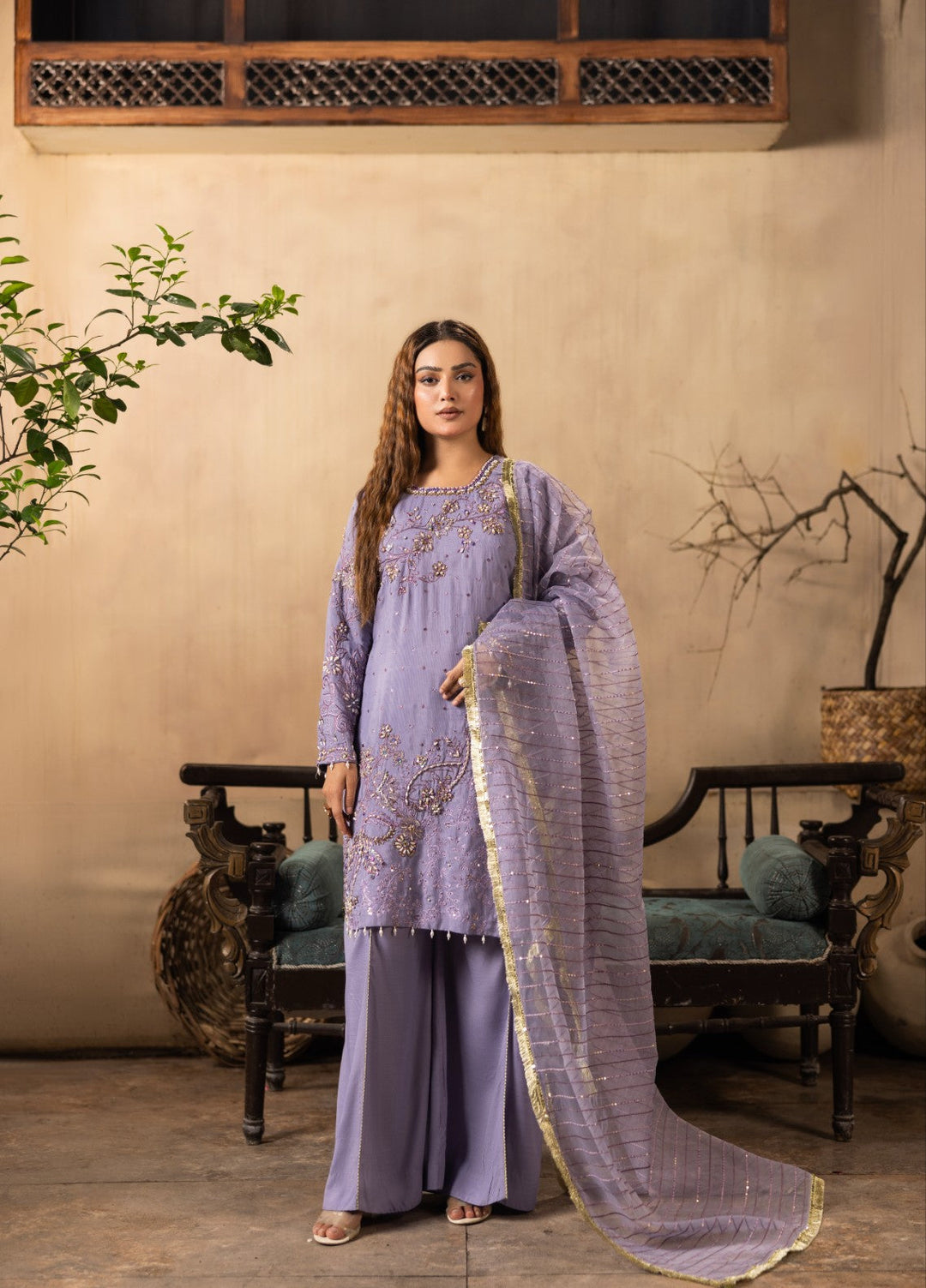 Ramz O Raaz by Ruby Suleiman Pret Lilac Bloom - Festive Collection