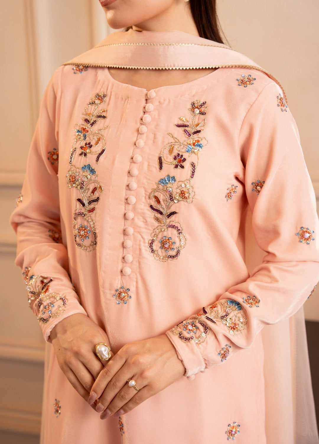 The Velvet Rise by Fozia Khalid Pret Bloom - Festive Collection
