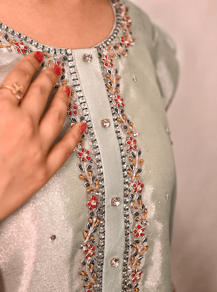 Khuwab by Kazma Shehnai Women Pret Tissue 3 Piece Nahir - Festive Collection