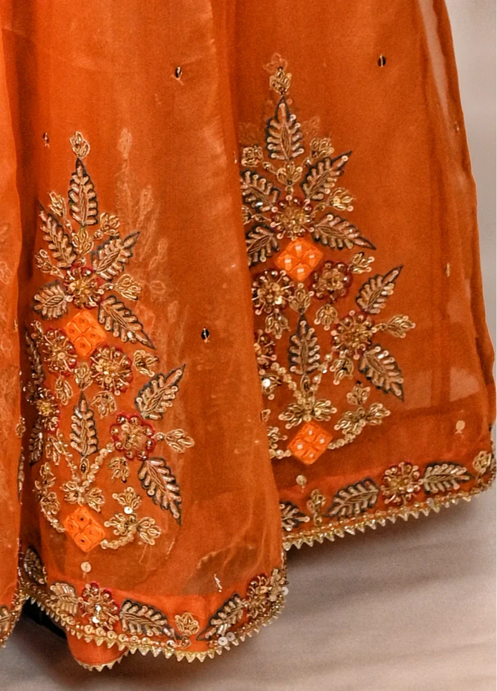 Khuwab by Kazma Shehnai Women Pret Organza 3 Piece Gul-E-Nar - Festive Collection