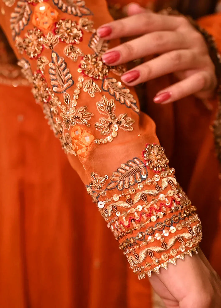 Khuwab by Kazma Shehnai Women Pret Organza 3 Piece Gul-E-Nar - Festive Collection