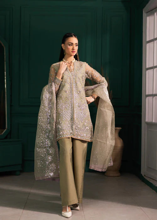 Ramz O Raaz by Ruby Suleiman Women Pret Organza Dewdrop Dream - Festive Collection