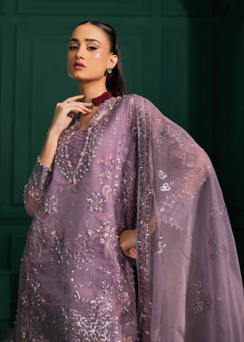 Ramz O Raaz by Ruby Suleiman Women Pret Organza Thistle Whisper - Festive Collection