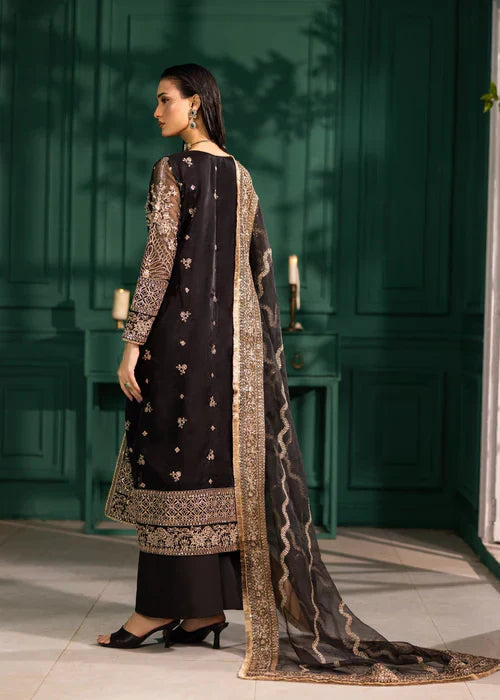 Ramz O Raaz by Ruby Suleiman Women Pret Organza Noir Mystique - Festive Collection