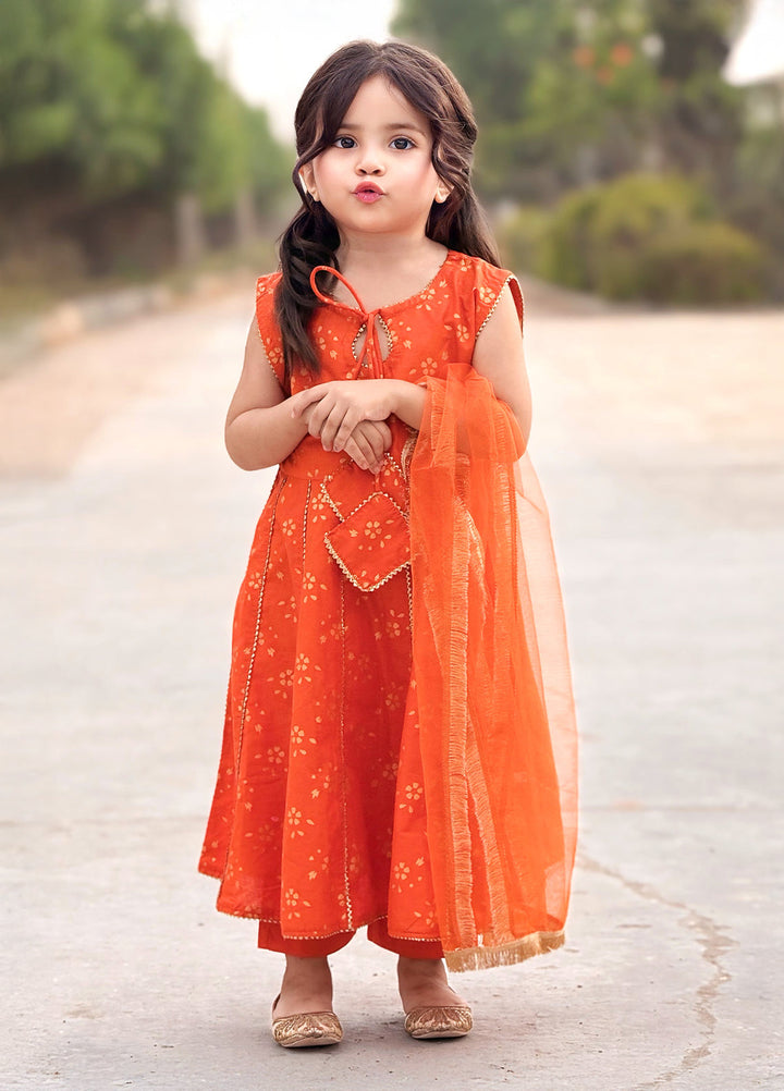 Modest Kids Pret 3 Piece Cotton Citrus Splash - Festive Collection