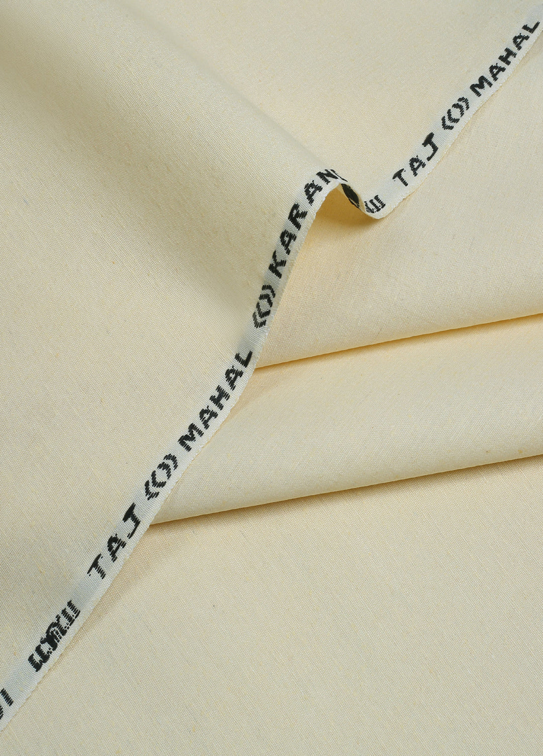Men Unstitch Neckline Embroidered Cotton Karandi Fabric-Cream-GTS-KB-020