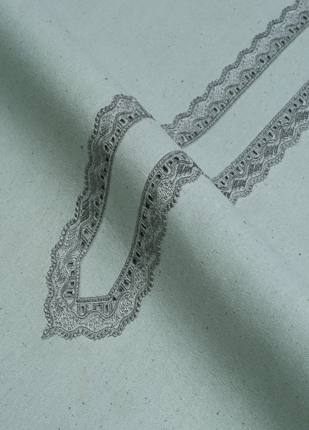 Men Unstitch Embroidered Khaddar Cutwork Neckline-Nyanza-GTS-KB-011