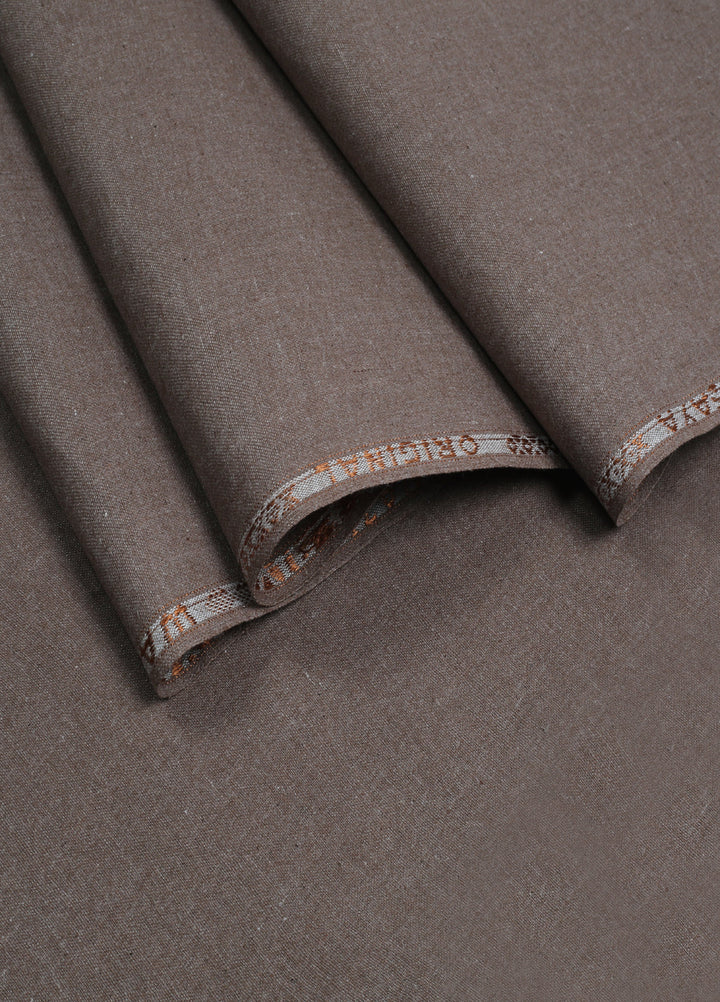 Men Unstitch Embroidered Khaddar Cutwork Neckline-Luxor-GTS-KB-015