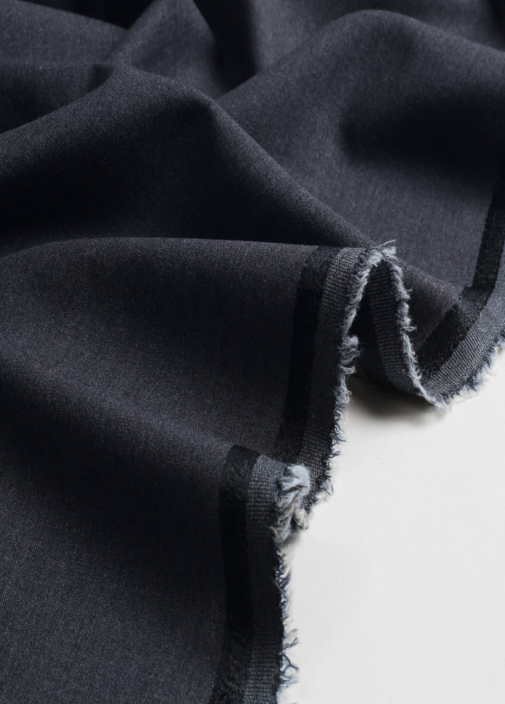 Men Unstitch Textured Shangrila Blend Kameez Shalwar-Charcoal-GTS-EW-009