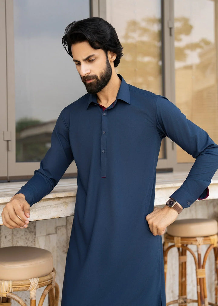 Ghumaan by Buraq Mens Pret Kurta Shalwar Wash n Wear Hayrah - Casual Collection