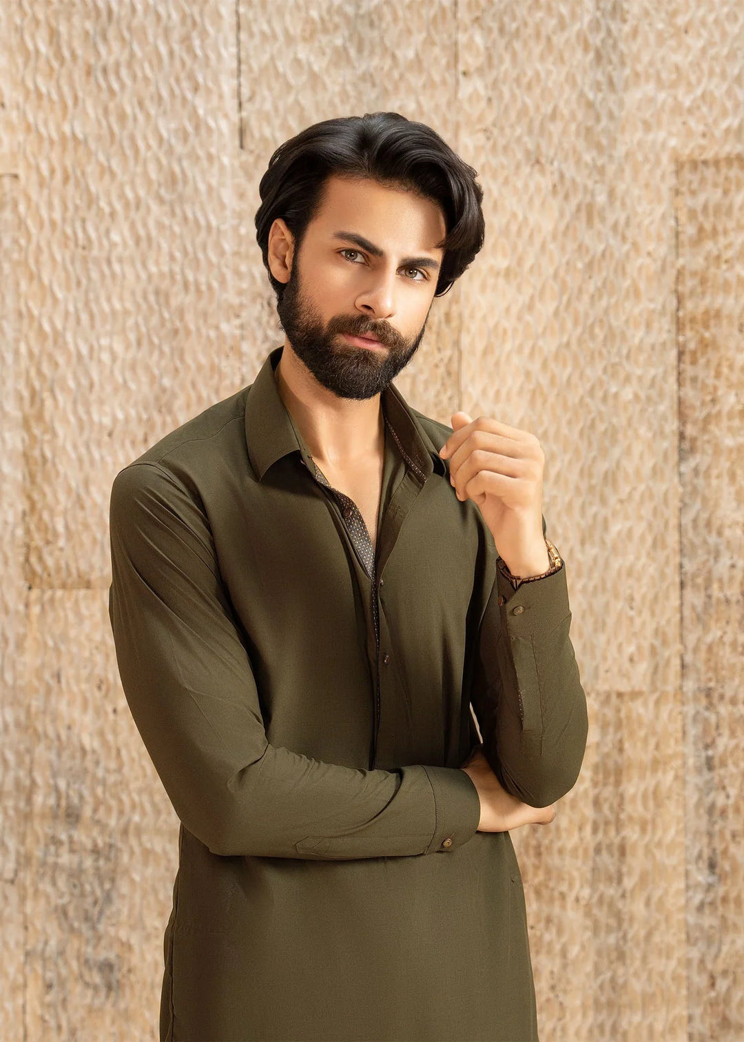 Ghumaan by Buraq Mens Pret Kurta Shalwar Wash n Wear Wajd - Casual Collection