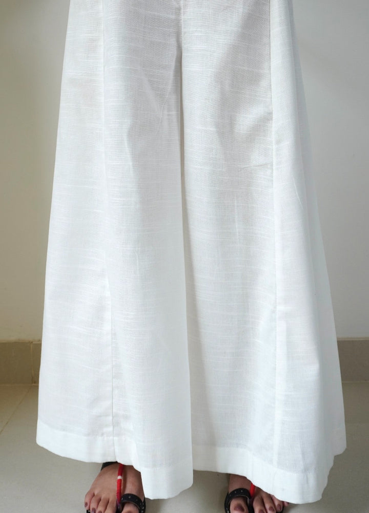 Classic Khaddar Ijaar - White