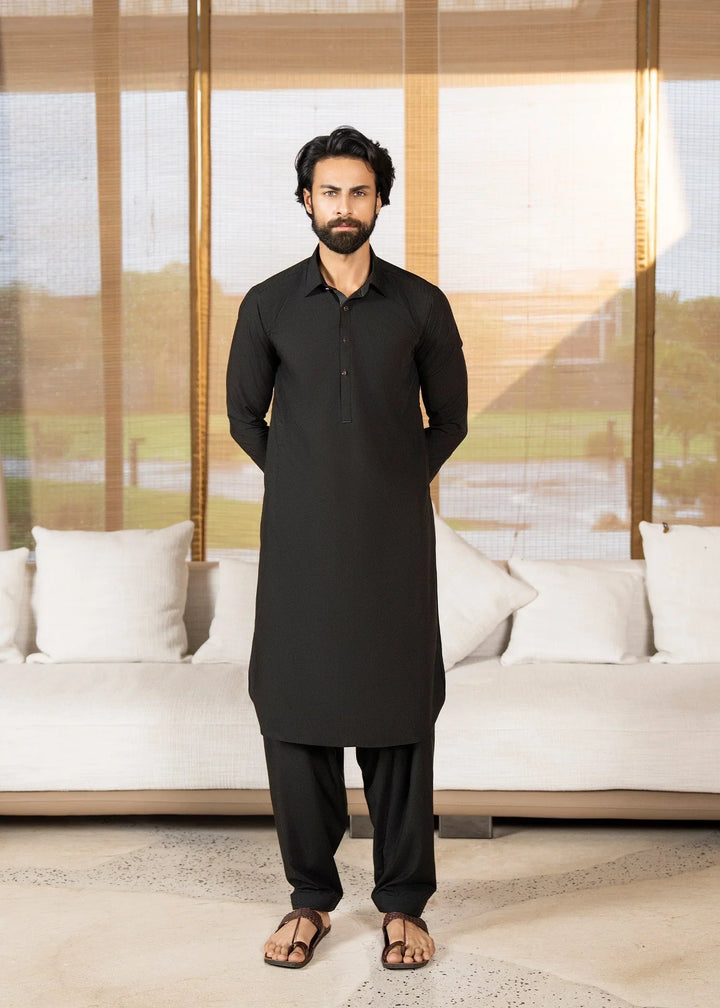Ghumaan by Buraq Mens Pret Kurta Shalwar Wash n Wear Wasl - Casual Collection