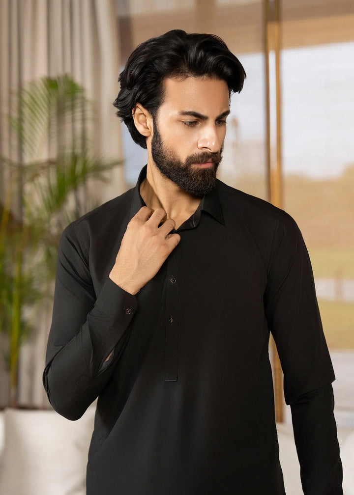 Ghumaan by Buraq Mens Pret Kurta Shalwar Wash n Wear Wasl - Casual Collection
