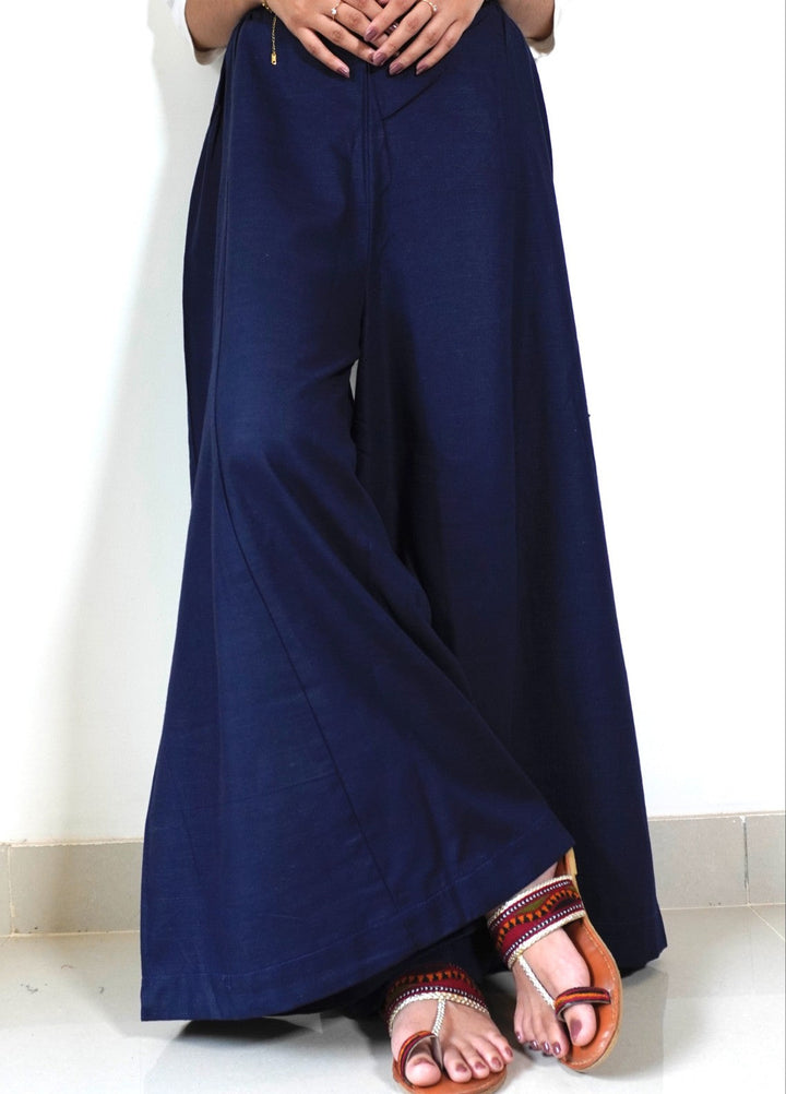 Classic Khaddar Ijaar - Navy Blue