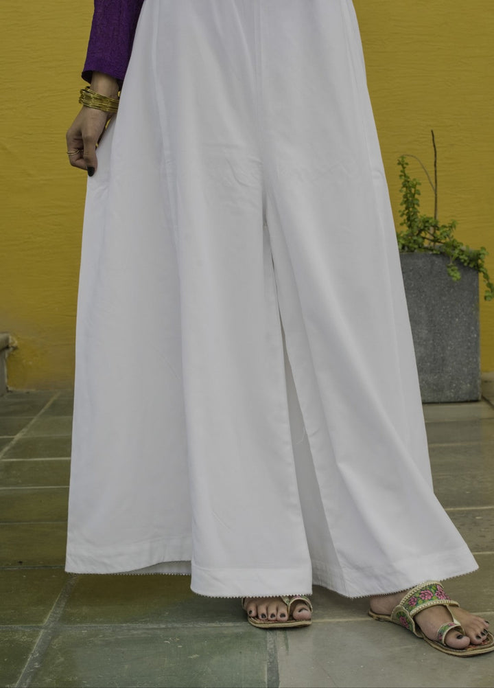 Breezy Basics by Deck Up Women Bottoms 1 Piece Classic Flared Ijaar - White - Casual Collection