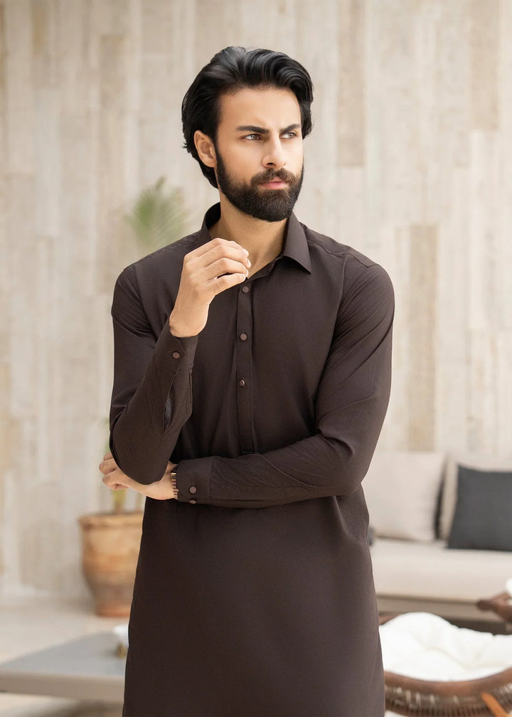 Ghumaan by Buraq Mens Pret Kurta Shalwar Wash n Wear Rashk - Casual Collection